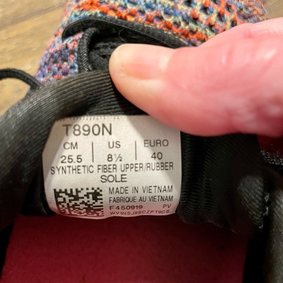 Asics Gel Quantum 360 Knit 2 Rainbow Multicolor Size 8.5 T89ON Athletic Shoe - Picture 9 of 10